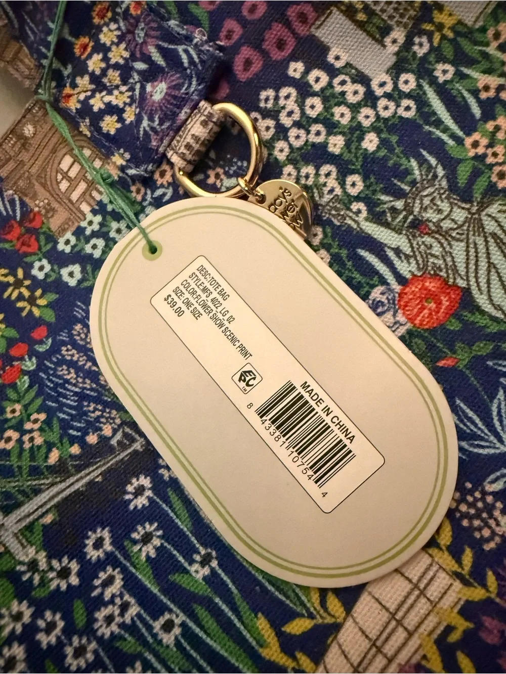 Macy’s Flower Show Tote bag and bag charm 2026